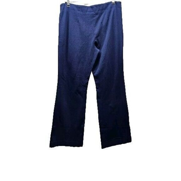 TALBOTS Womens Blue Heritage Wide Leg Dress Pants Size 10 - Picture 9 of 9